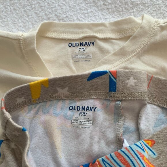 Old Navy Super duper kid short sleeve shorts pajamas pjs jammies sleepwear - Picture 2 of 6